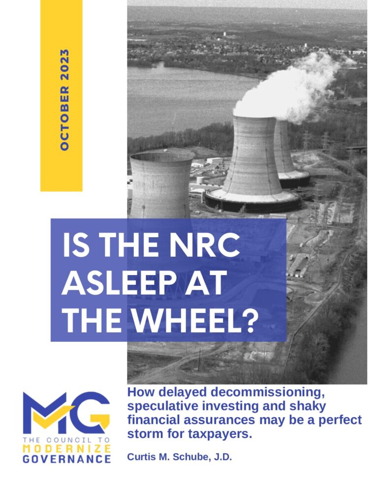 Is the NRC Asleep At the Wheel?