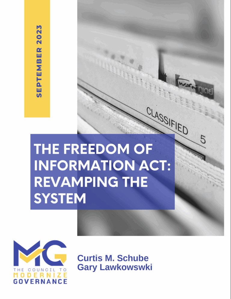 The Freedom of Information Act: Revamping the System
